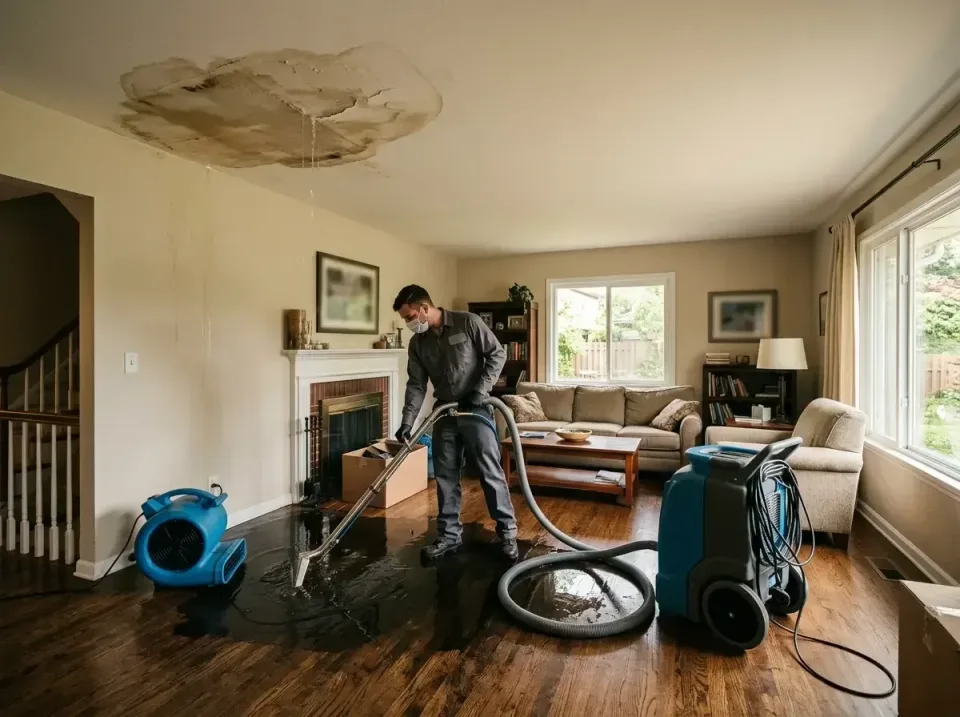 attic-pipe-burst-ceiling-drip-008 — frequently asked questions, Water Damage Restoration & Carpet Care in Urbana, MD